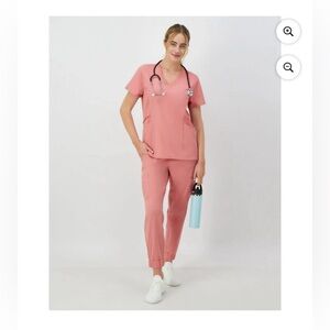 Women's Pink Scrub set Brand New